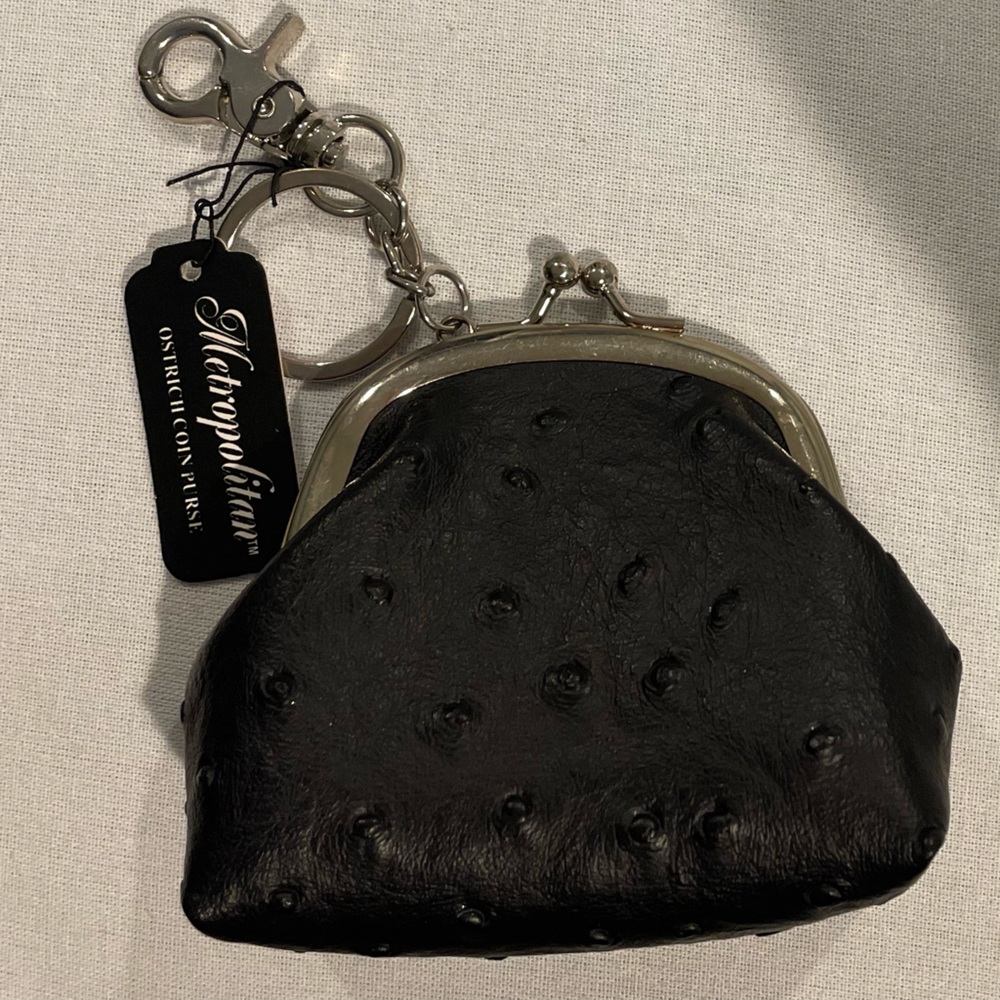 ⭐️3/$15⭐️Metropolitan Money COIN PURSE Ball-Clasp Key Chain Clip & Ring